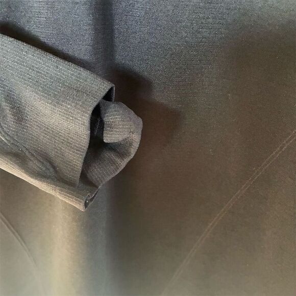 Fabletics Women's Black Long Sleeve Quarter-Zip Pullover Size L - Picture 3 of 6